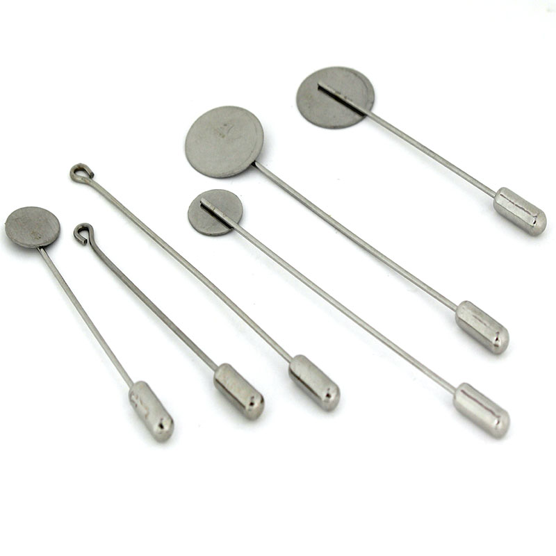 Men Accessories Brooch - 10 قطع/مجموعة دبابيس بروش طويلة من