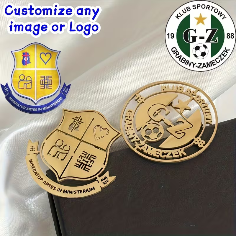 Men Accessories Brooch - دبابيس شعار مخصصة بتصميم بسيط وإبداعي