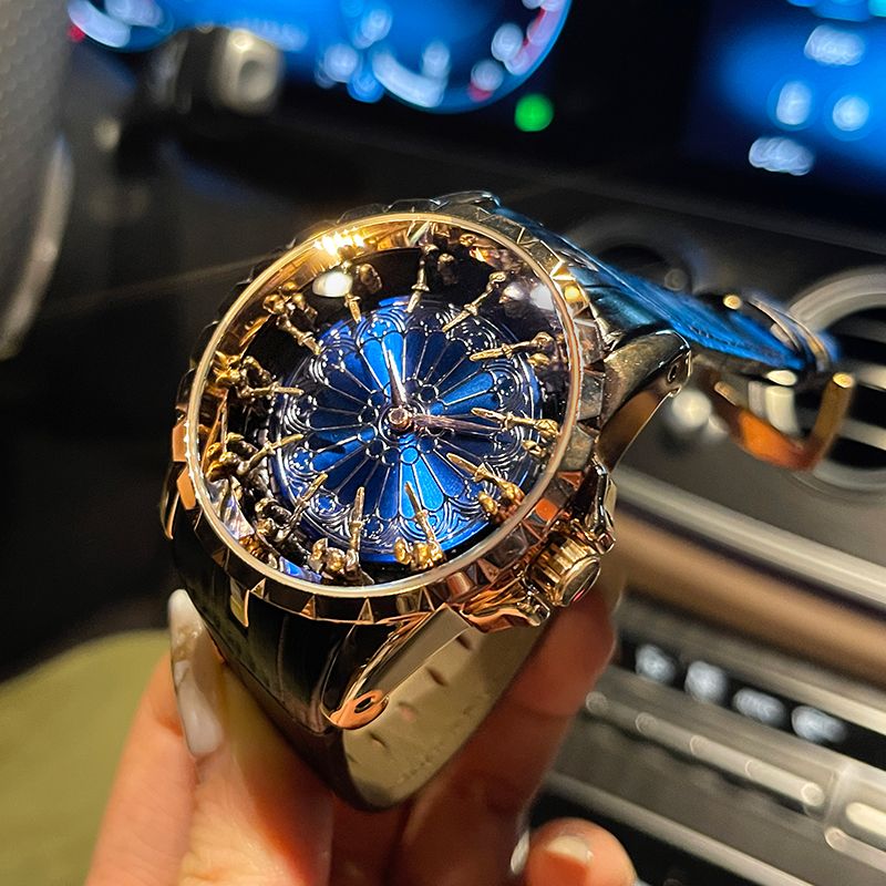 Men'S Accessories Best - ساعة رجالية فاخرة وأنيقة، ساعة فرسان