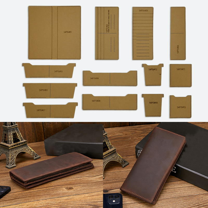 Bifold Leather Wallet - YOMDID 13 قطعة محفظة طويلة قابلة