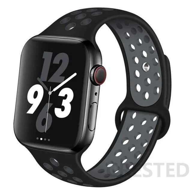 Men'S Accessories Nike - حزام سيليكون لساعة أبل باند ،