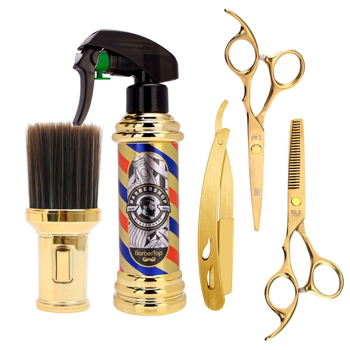 Men Accessories Combo Set - 5 قطعة مجموعة أدوات تصفيف الشعر