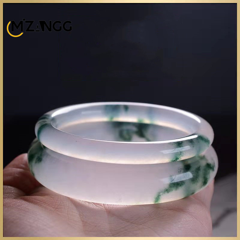 Men Accessories Hand - الأخضر الطبيعي الجاديت الإسورة اليشم سوار