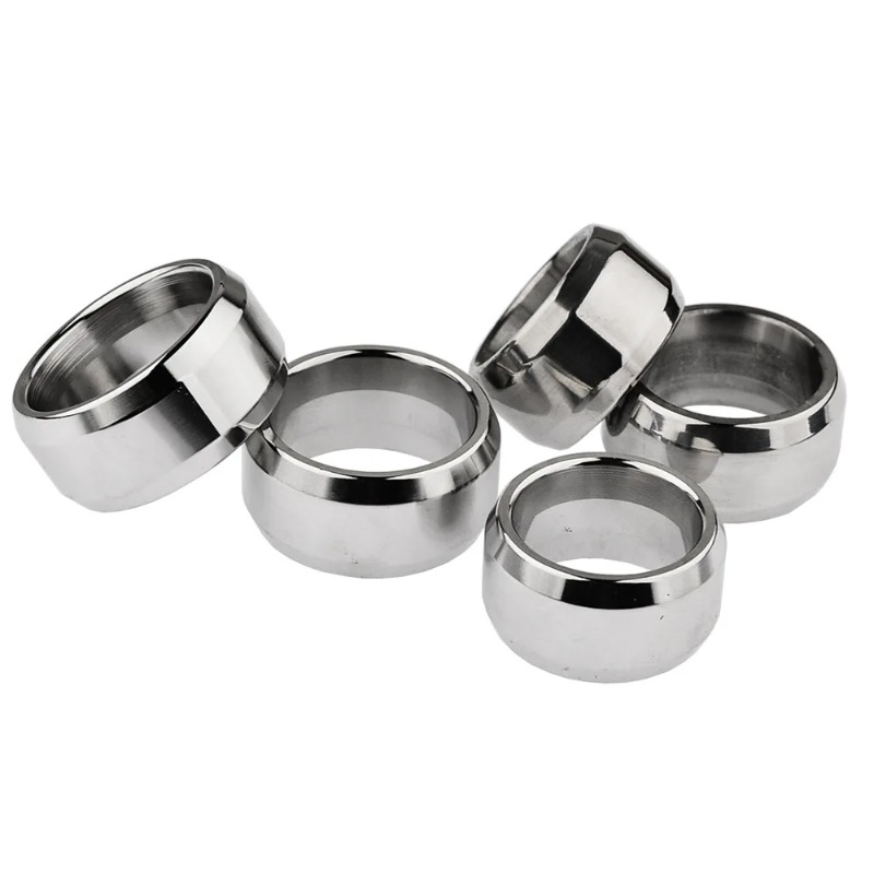Men Accessories Combo Set - خواتم من الفولاذ المقاوم للصدأ بـ