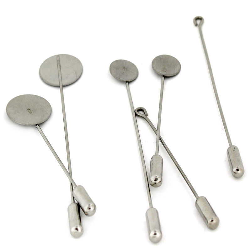 10 قطع/مجموعة دبابيس بروش طويل - مراجعة Men Accessories Brooch وسعره
