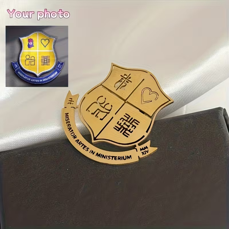 دبابيس شعار مخصصة بتصميم بسيط  - مراجعة Men Accessories Brooch وسعره