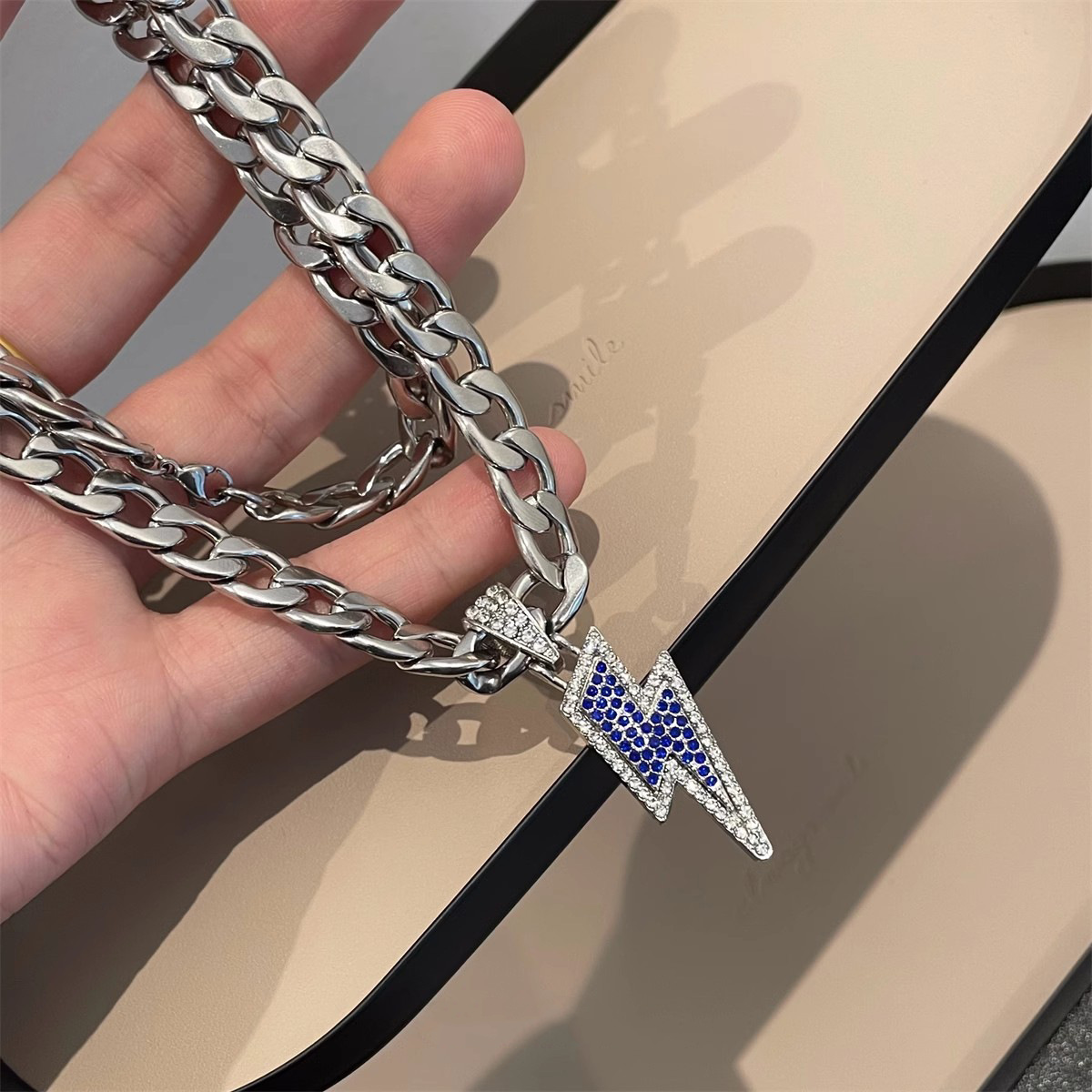 سلسلة عنق كوبية على طراز الهيب - مراجعة Men'S Accessories Instagram وسعره