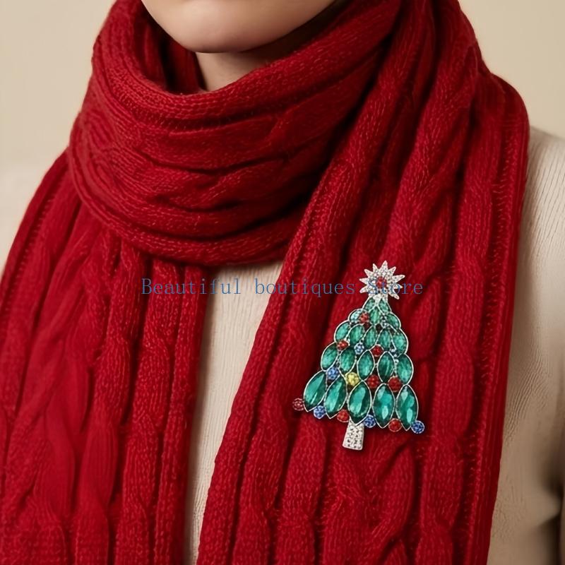 U4LF دبوس بروش شجرة عيد الميلا - مراجعة Men Accessories Look وسعره