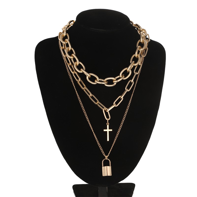 الطبقات الجرونج الجمالية مجوهر - مراجعة Men Accessories Neck Chain وسعره
