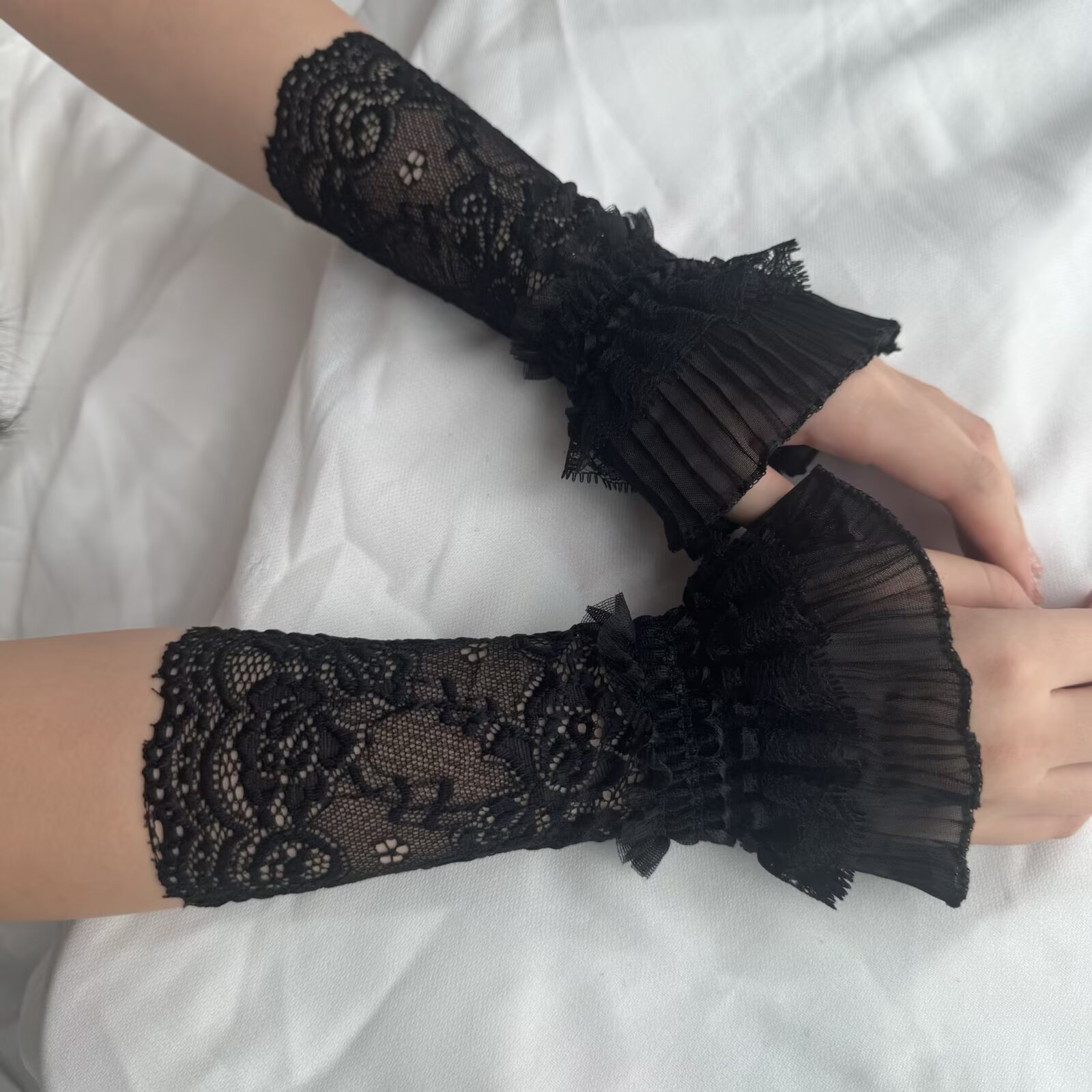 أغطية معصم مجوفة من الدانتيل ب - مراجعة Men Accessories Wrist وسعره