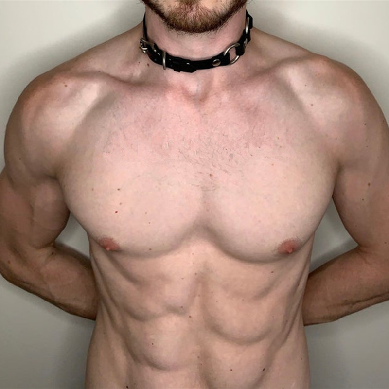 قلادة جلدية صناعية أنيقة للرجا - مراجعة Men Accessories Neck Chain وسعره