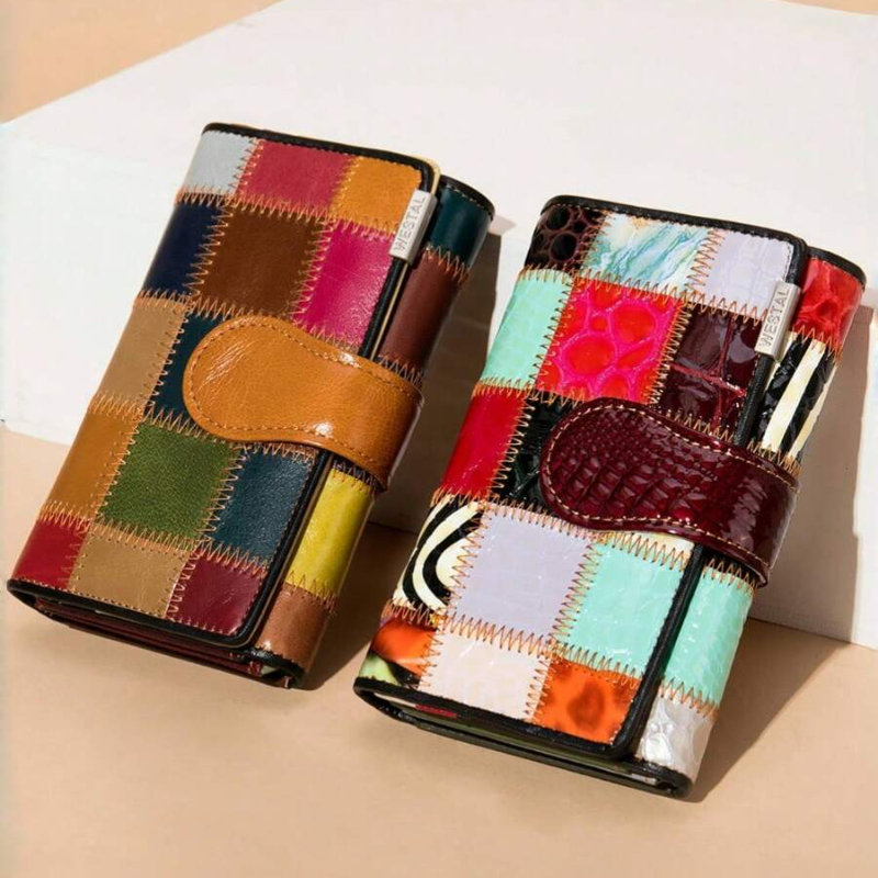 محفظة نسائية أنيقة مصنوعة يدوي - مراجعة Bifold Leather Wallet وسعره