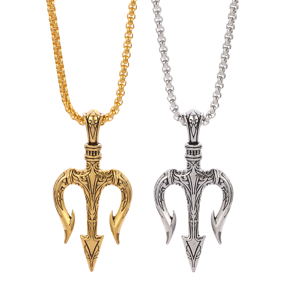 القلائد مع ترايدنت قلادة للرجا - مراجعة Men Accessories Neck Chain وسعره