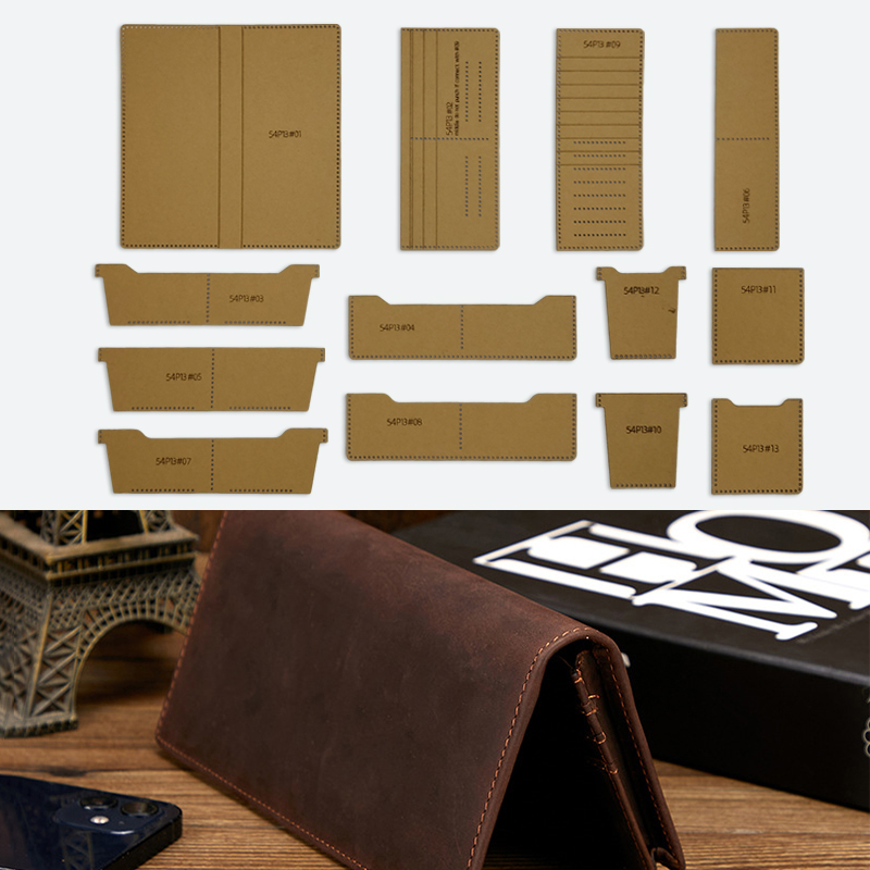 YOMDID 13 قطعة محفظة طويلة قاب - مراجعة Bifold Leather Wallet وسعره
