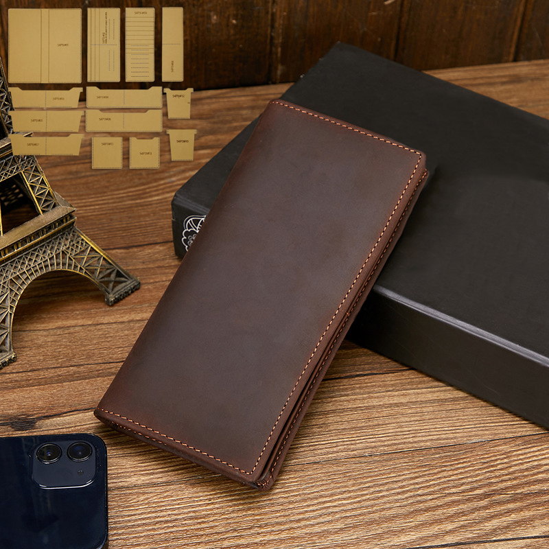 YOMDID 13 قطعة محفظة طويلة قاب - مراجعة Bifold Leather Wallet وسعره