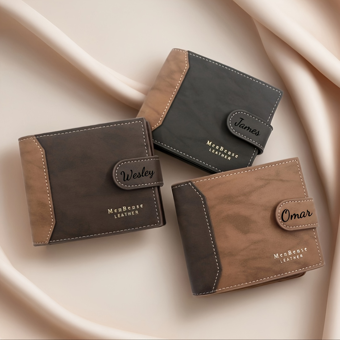 محفظة جلدية مخصصة بتصميم عصري  - مراجعة Bifold Leather Wallet وسعره