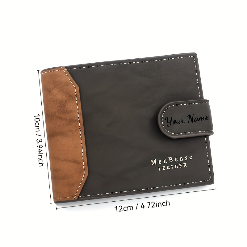 محفظة جلدية مخصصة بتصميم عصري  - مراجعة Bifold Leather Wallet وسعره