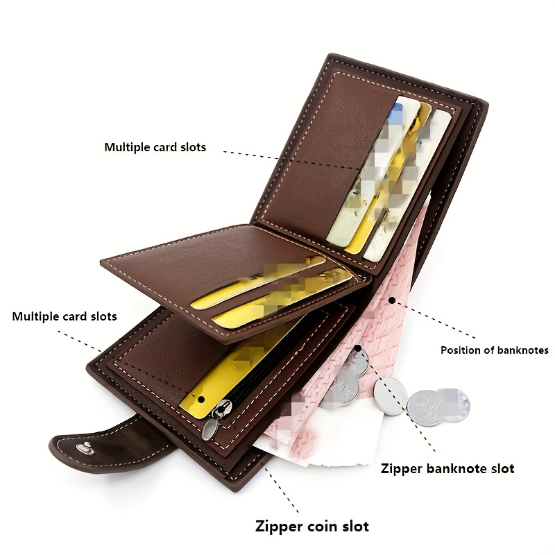 محفظة جلدية مخصصة بتصميم عصري  - مراجعة Bifold Leather Wallet وسعره