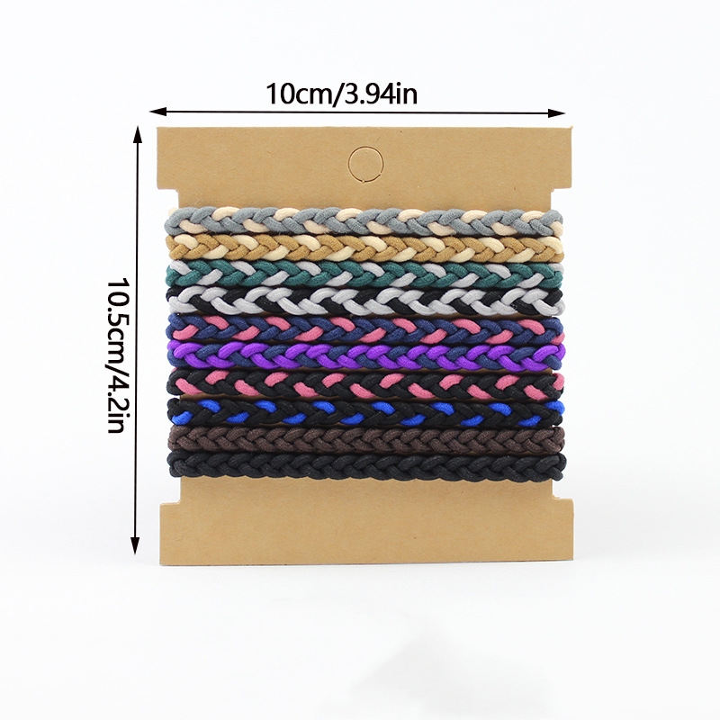 10 قطع من ربطات الشعر البوهيمي - مراجعة Men Accessories Wrist وسعره