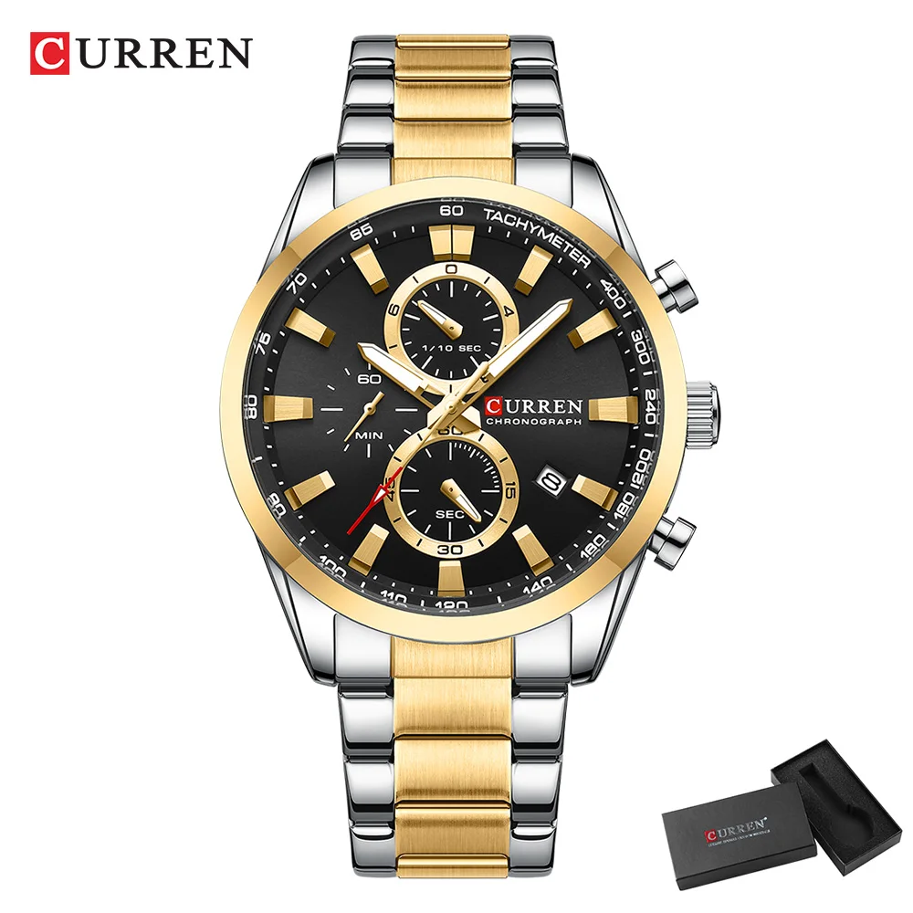 CURREN ساعات كوارتز كرونو رياض - مراجعة Young Men'S Accessories وسعره