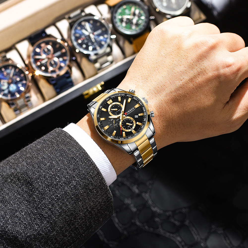 CURREN ساعات كوارتز كرونو رياض - مراجعة Young Men'S Accessories وسعره