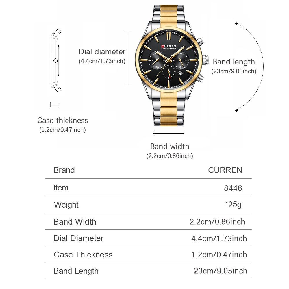 CURREN ساعات كوارتز كرونو رياض - مراجعة Young Men'S Accessories وسعره