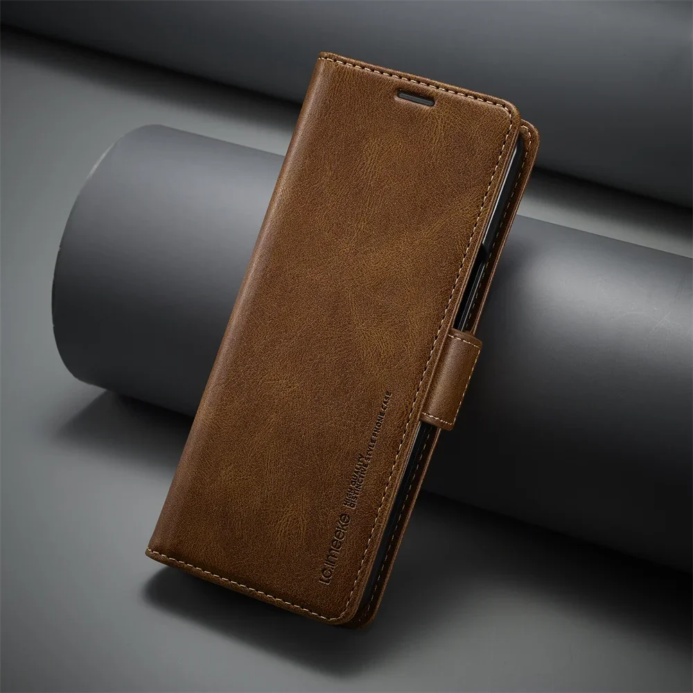 محفظة جلدية حافظة هاتف لهاتف س - مراجعة Bifold Leather Wallet وسعره