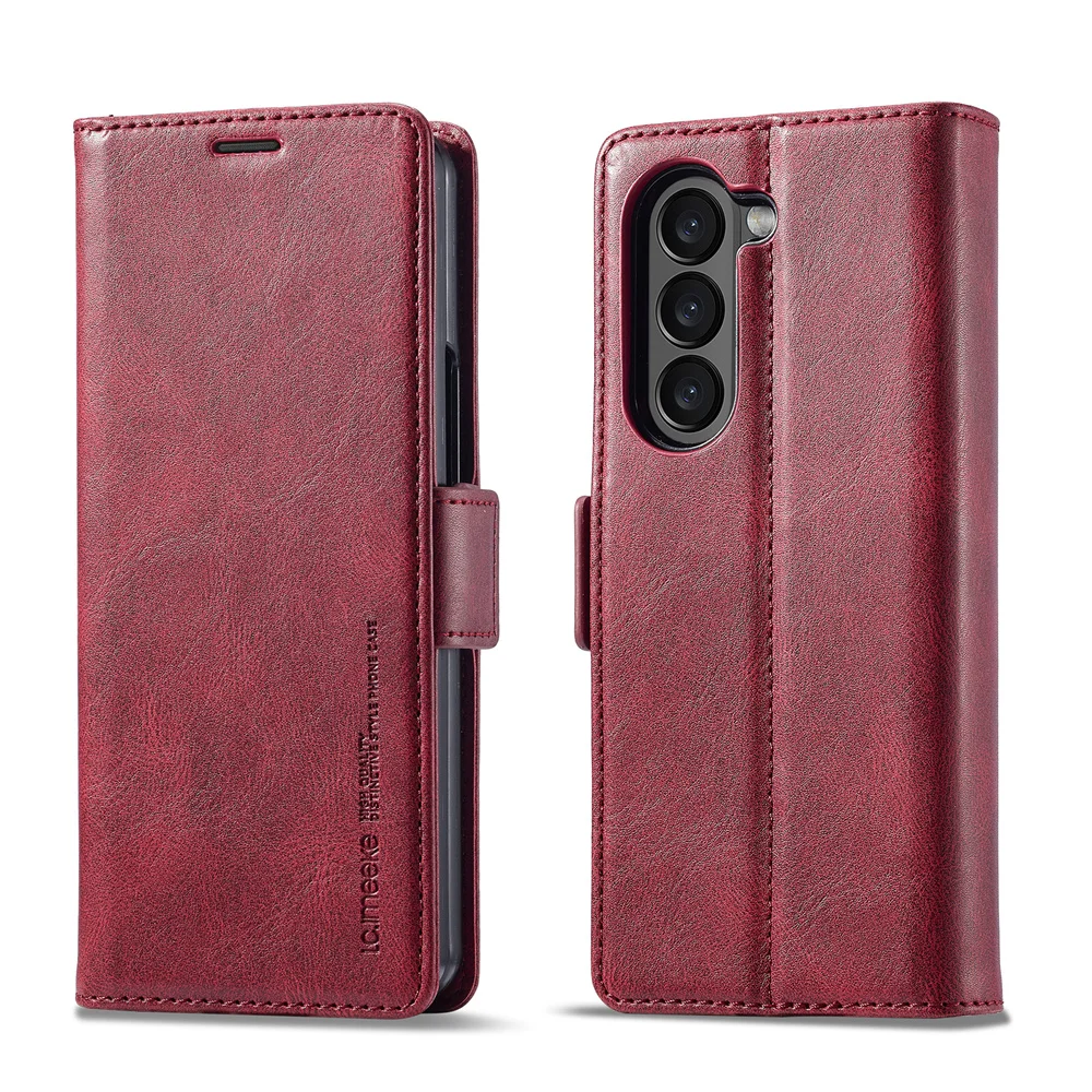 محفظة جلدية حافظة هاتف لهاتف س - مراجعة Bifold Leather Wallet وسعره