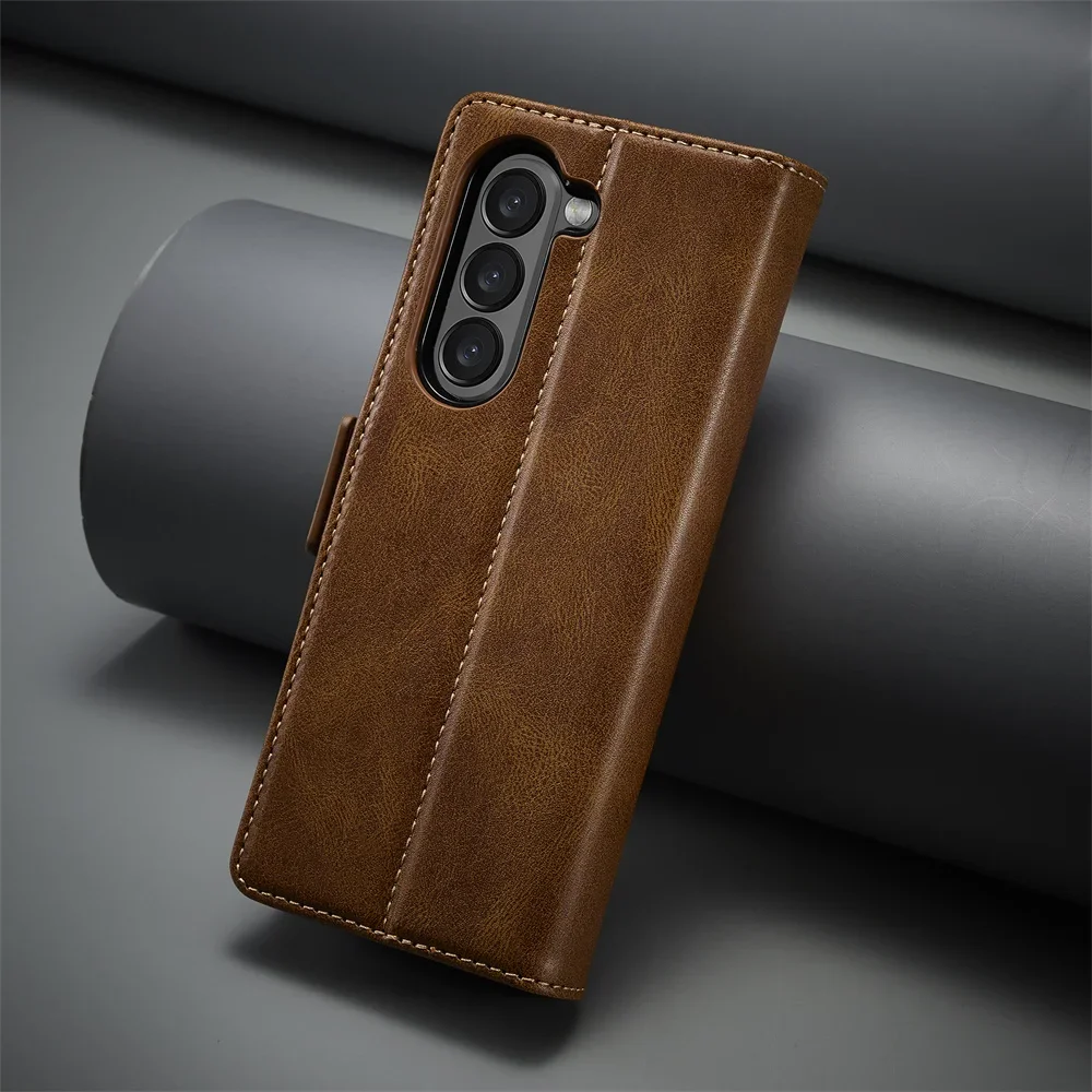 محفظة جلدية حافظة هاتف لهاتف س - مراجعة Bifold Leather Wallet وسعره