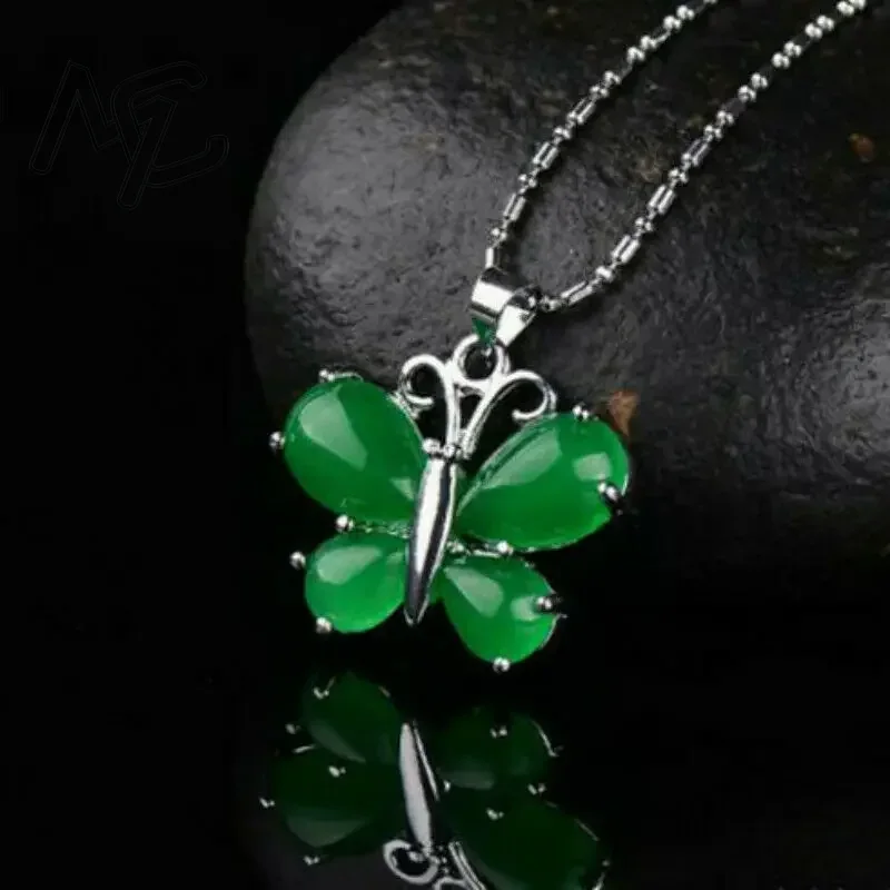 S925 الفضة الأخضر اليشم عقد بح - مراجعة Men Accessories Hand وسعره