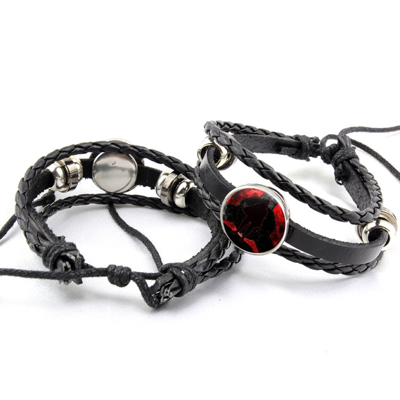 إكسسوارات أنمي، أساور جلدية، إ - مراجعة Men Accessories Wrist وسعره