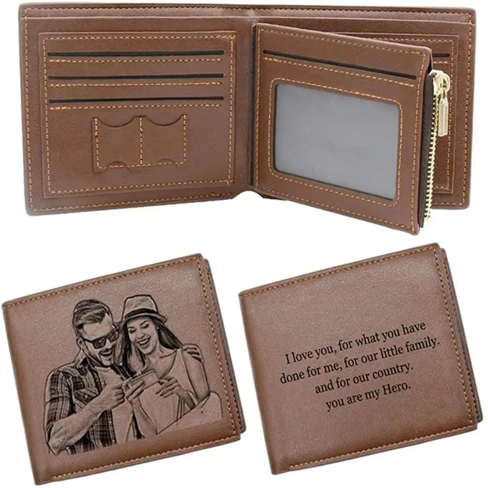 محفظة قصيرة منقوشة لعام 2025 م - مراجعة Bifold Leather Wallet وسعره