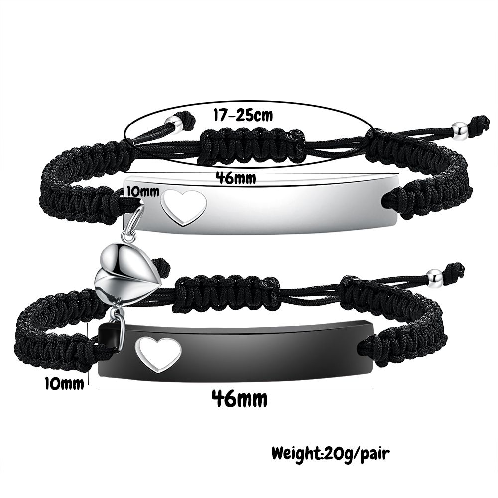 مخصص الفولاذ المقاوم للصدأ زوج - مراجعة Men Accessories Wrist وسعره