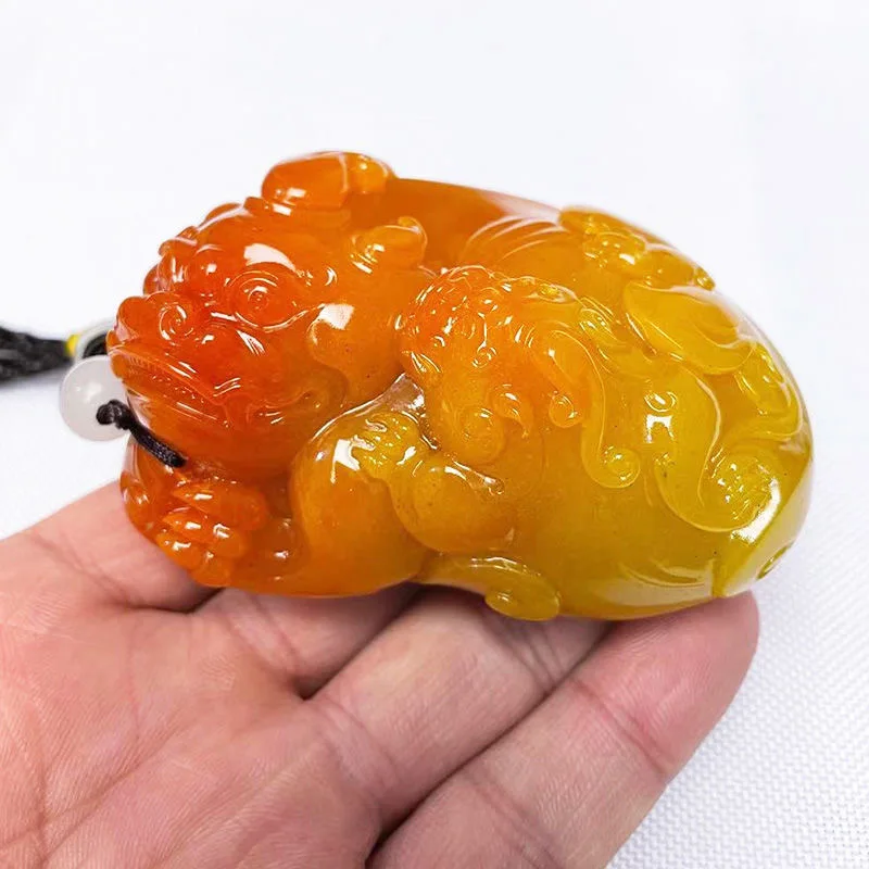 الطبيعية هوانغ Longyu Pixiu قل - مراجعة Men Accessories Hand وسعره